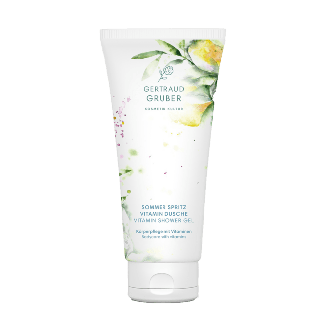 Produktfoto, gertraud gruber kosmetik, sommer spritz vitamin dusche
