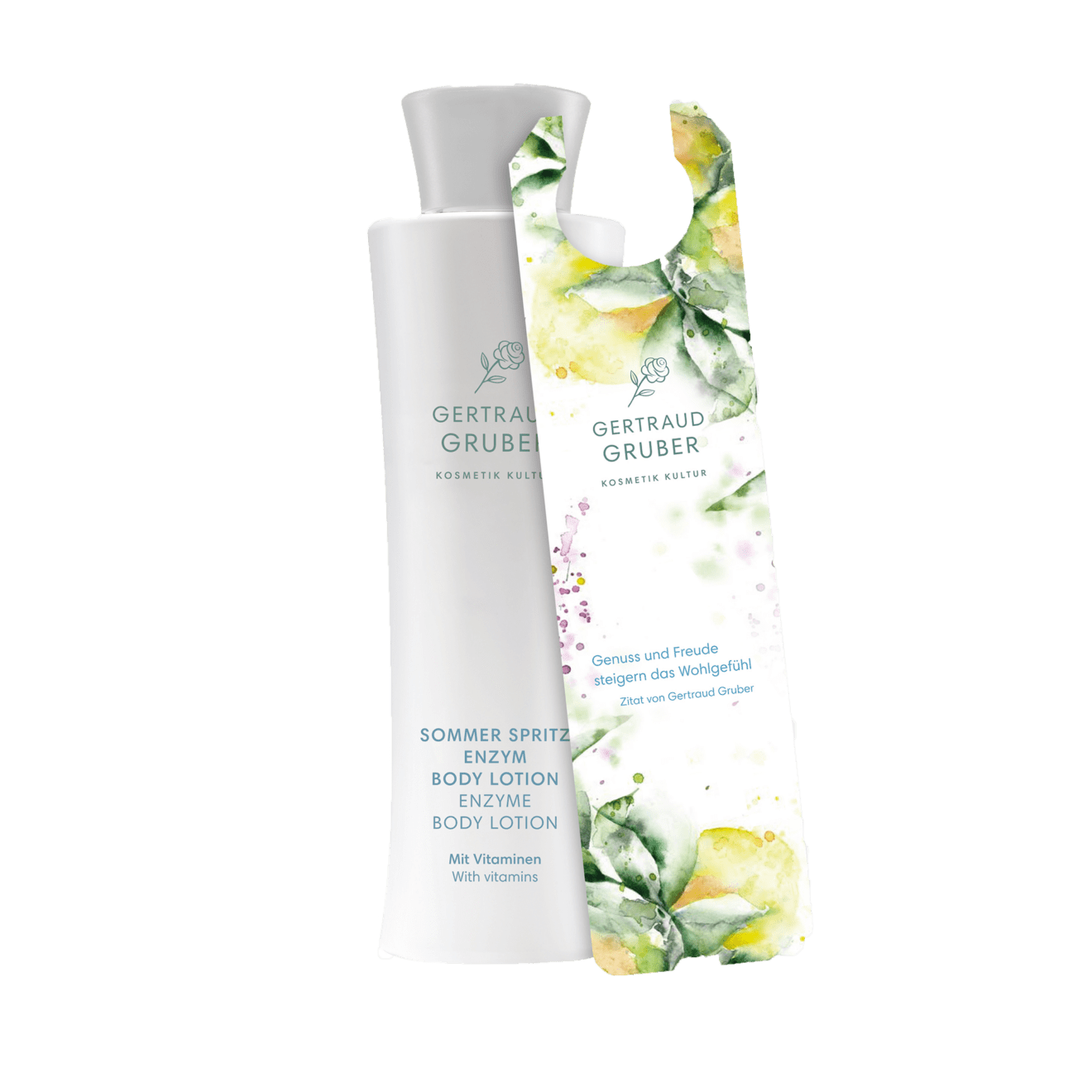 Produktfoto, Getraud Gruber Kosmetik, SommerSpritz Enzym Body Lotion